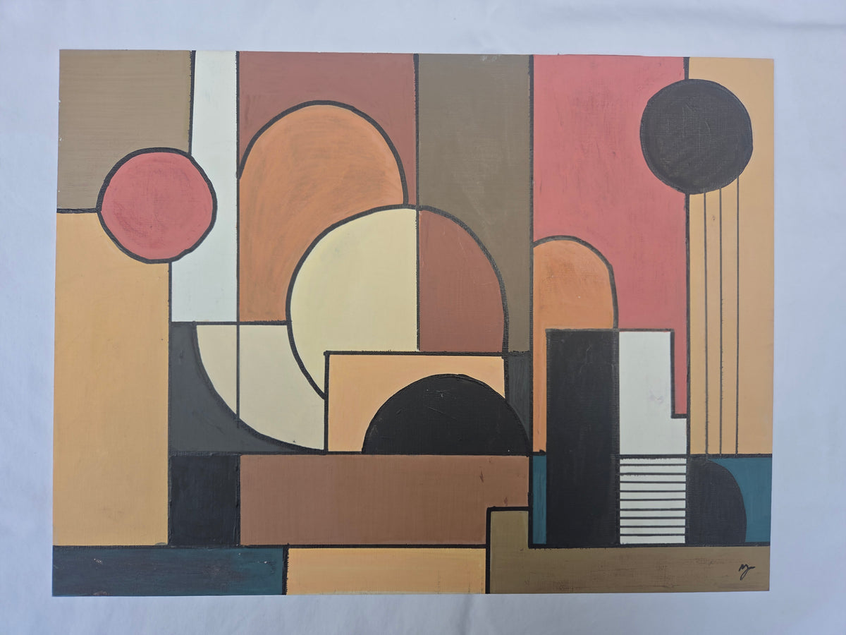 Measured Orbits original painting