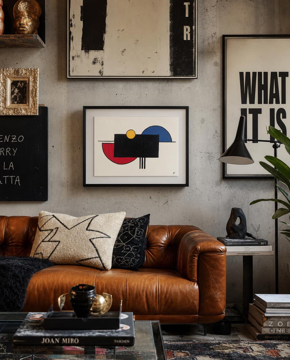 tattoo — digitally staged loft presentation, frame not included
