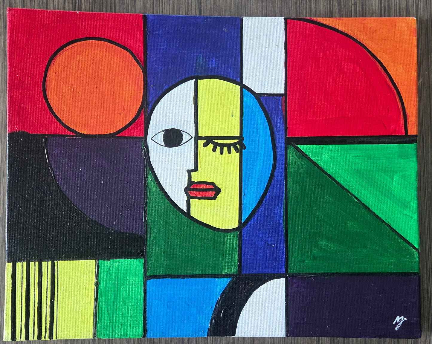 The Look original painting by Randy Jeffrey