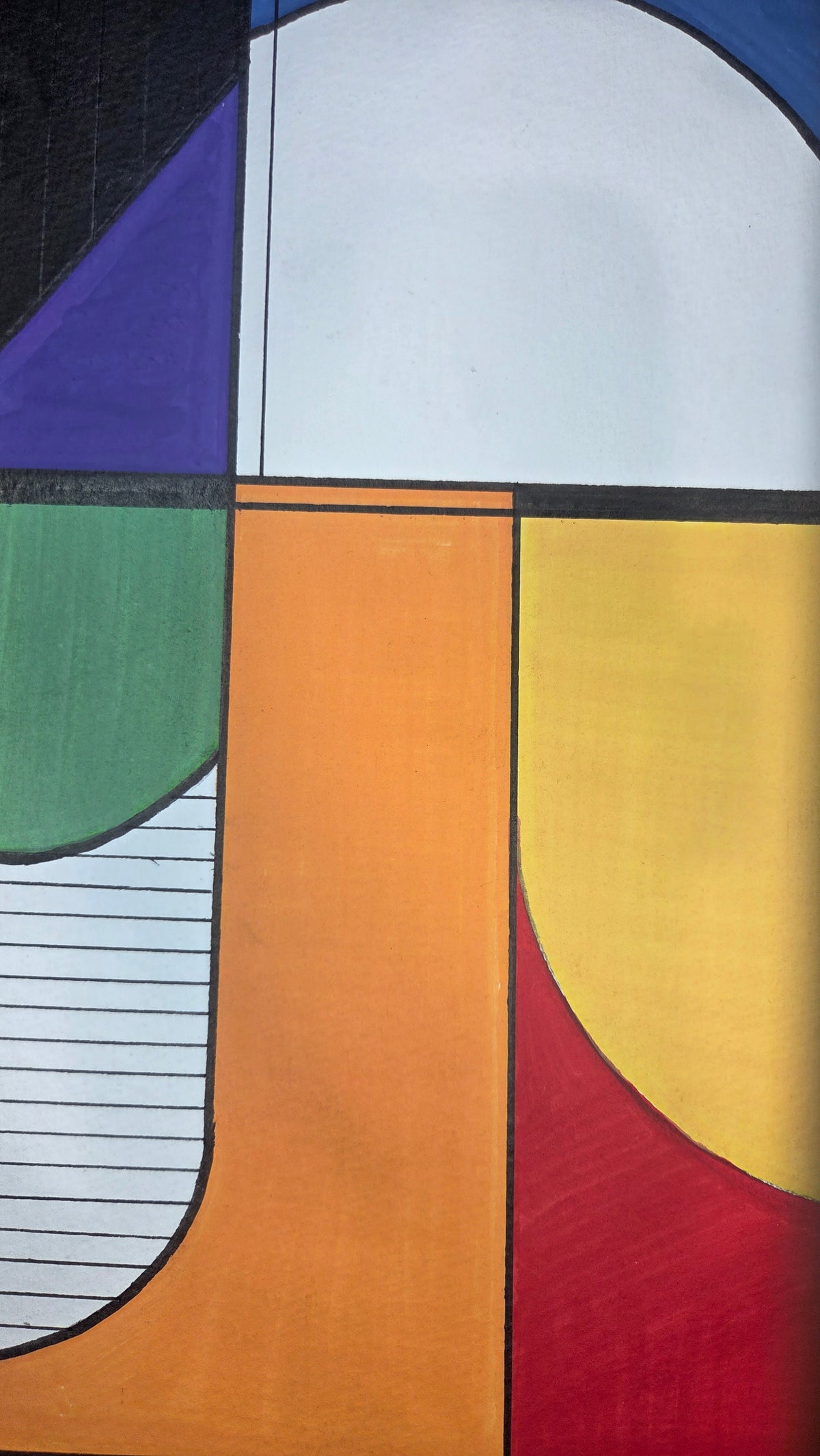 Threshold — Original Geometric Abstract Painting