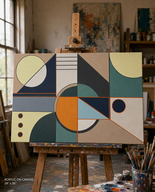 Avian — Original Geometric Abstract Painting