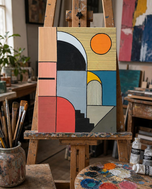 Ascension — Original Geometric Abstract Painting