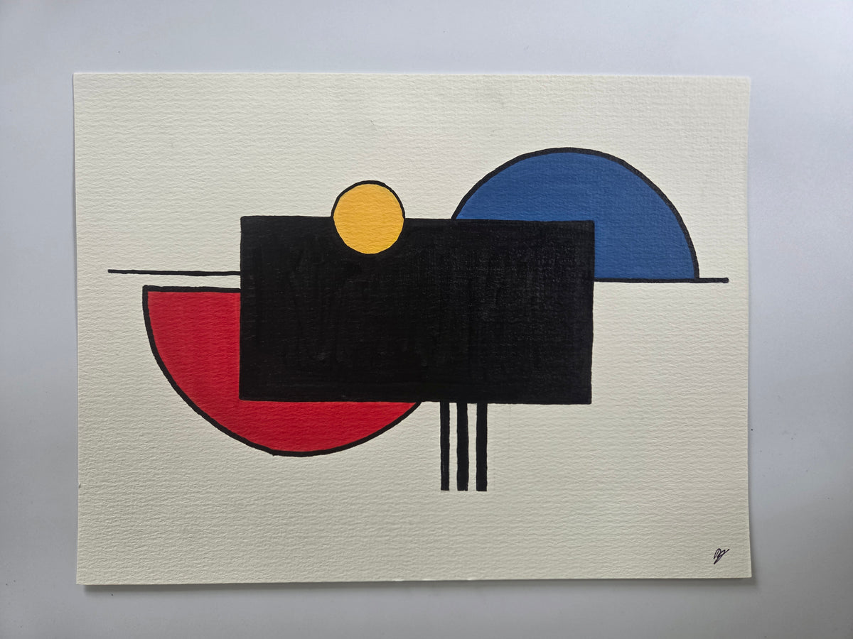 Tattoo — Original Geometric Abstract Painting