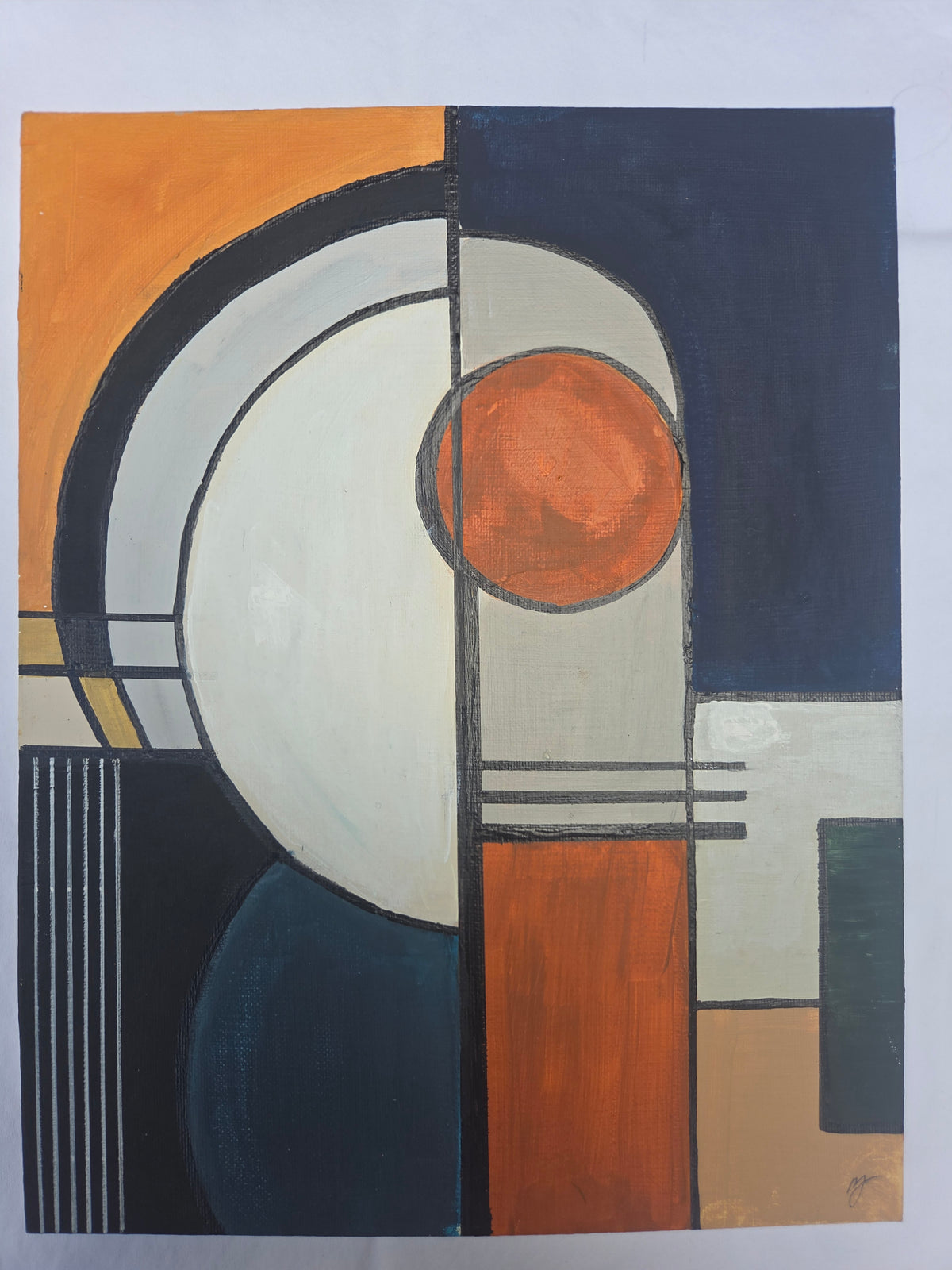 The Damage is Done original painting